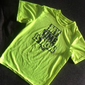 Neon Green Nike Tee. Size M. 10/12.
